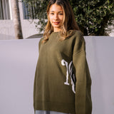 Stitched Knit - Khaki