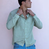 Striped Long Sleeve - Olive