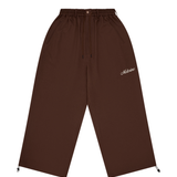 Pinstripe Pants - Brown