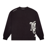 Stitched Knit - Off Black