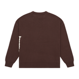 Stitched Knit - Choc Brown