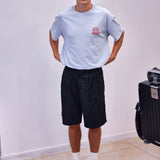 Badge Tee - Sky Blue