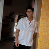 Applique Shirt - Overcast