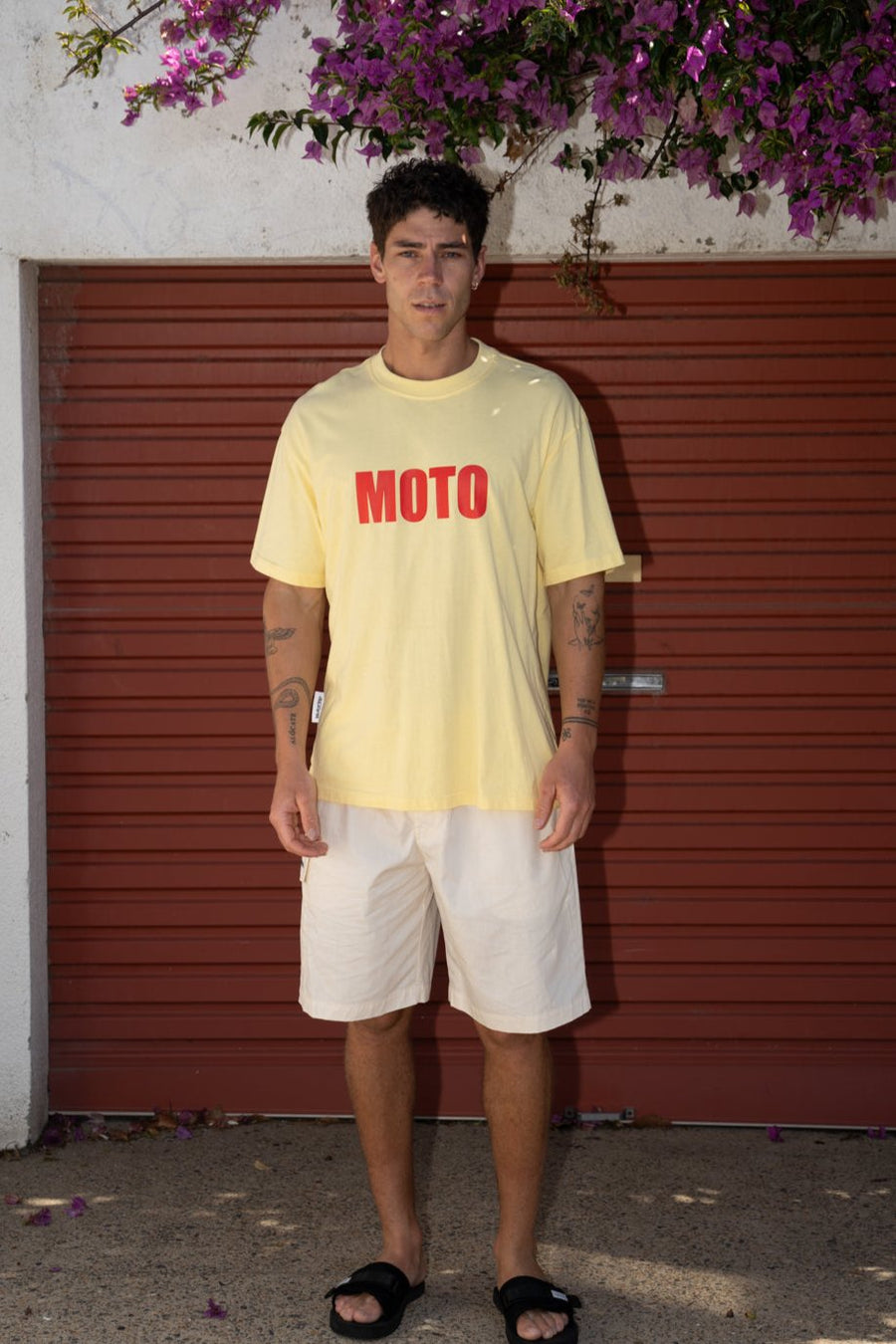 Moto Tee - Yellow Mellow