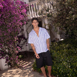 Candy Stripe Shirt - Navy