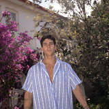 Candy Stripe Shirt - Navy