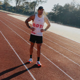 Moto Training Singlet - White