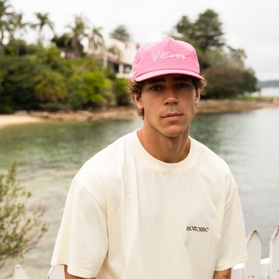 '247' Nylon Hat - Pink Clouds