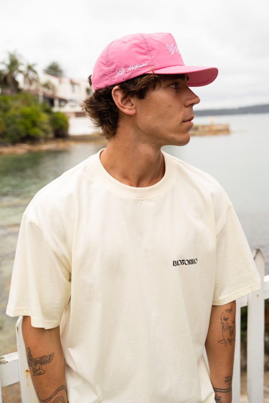 '247' Nylon Hat - Pink Clouds