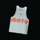 Moto Training Singlet - White