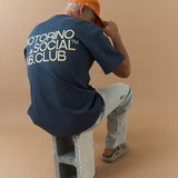 Club Heavy Tee - Ocean Blue
