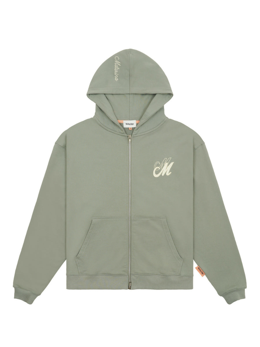 Zip Hood - Green Smoke