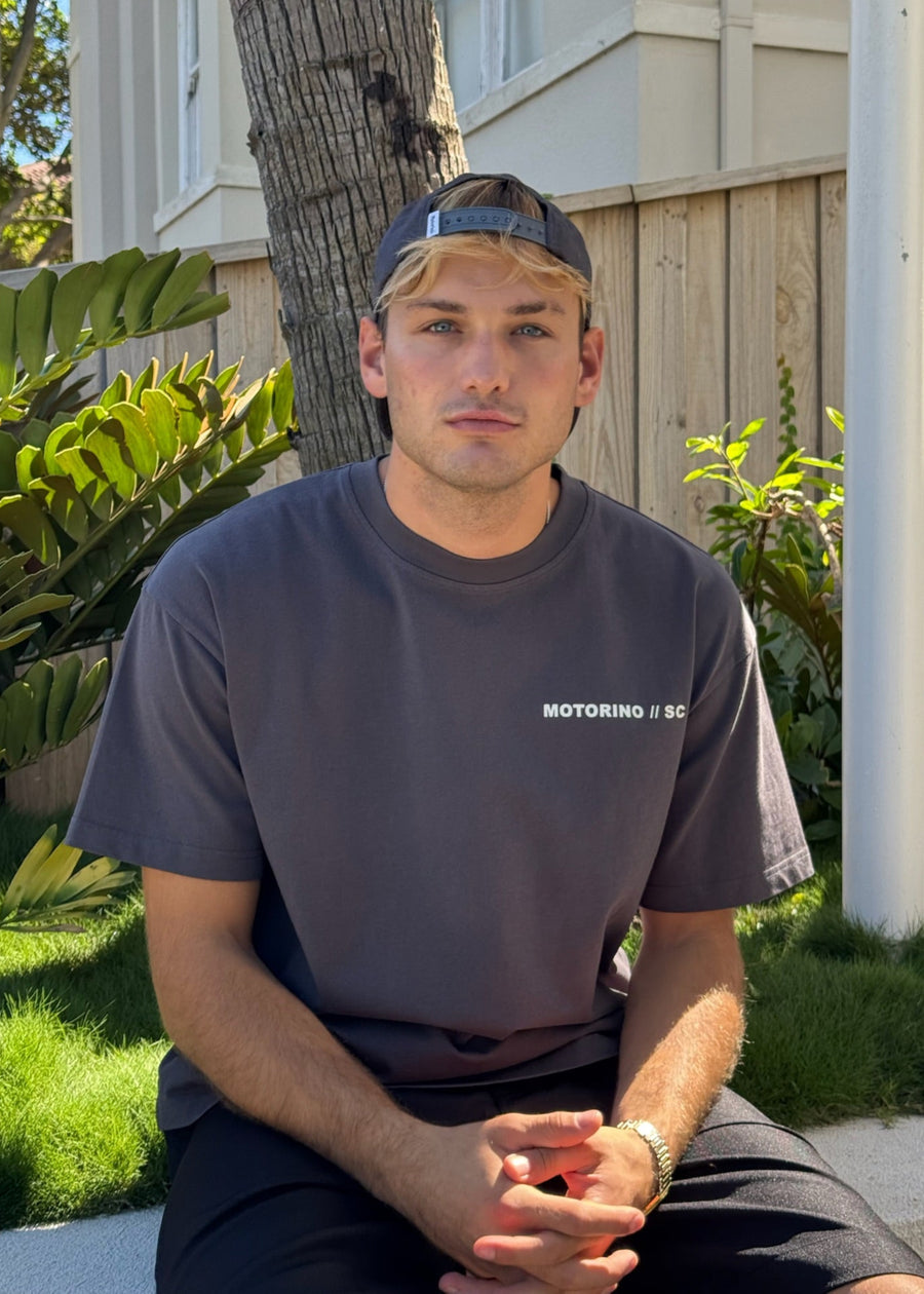 Emblem Tee - Faded Black