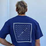 Bandana Tee - Navy