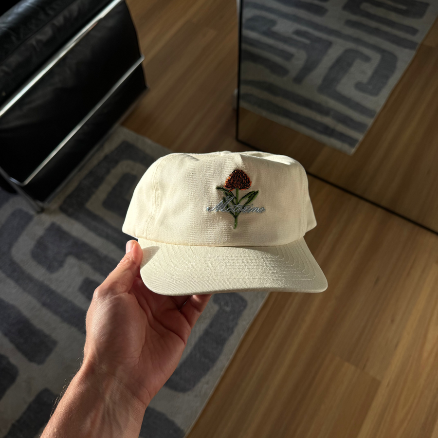 Heritage Flower Hat - Off White