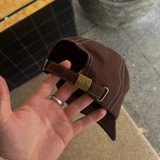 Contrast Dad Hat - Choc