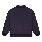 Quarter Zip Fleece - Washed Navy