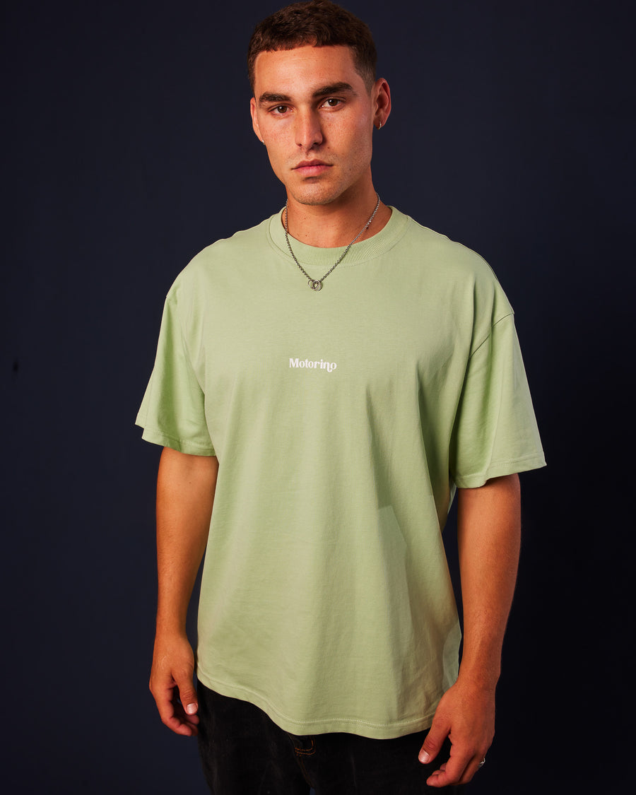 Moto Tee - Pistachio