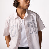 Applique Shirt - Overcast