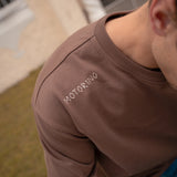 Stitched Tee - Brown