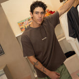 Address Tee - Washed Brown