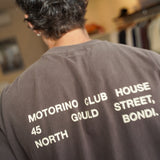 Address Tee - Washed Brown