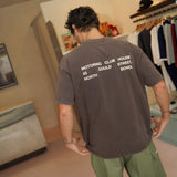 Address Tee - Washed Brown