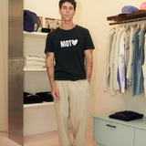 Love Moto Tee - Washed Black