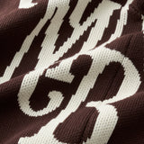 Stitched Knit - Choc Brown