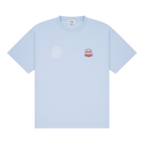 Badge Tee - Sky Blue
