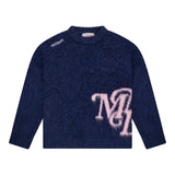 Stitched Mohair Knit - Ocean