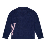 Stitched Mohair Knit - Ocean