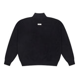 Zipped Knit - Black