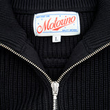 Zipped Knit - Black