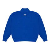 Zipped Knit - Blue