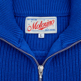 Zipped Knit - Blue