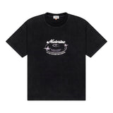 Record tee - Washed black