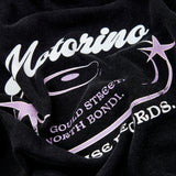 Record tee - Washed black