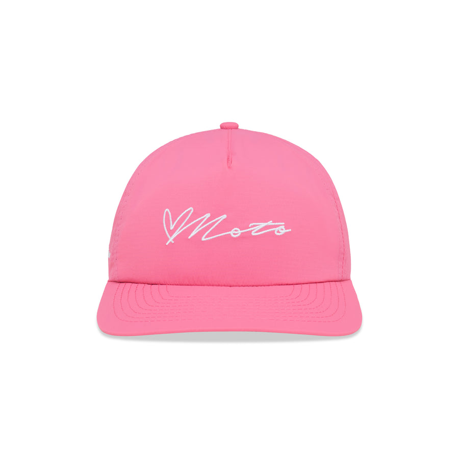 '247' Nylon Hat - Pink Clouds