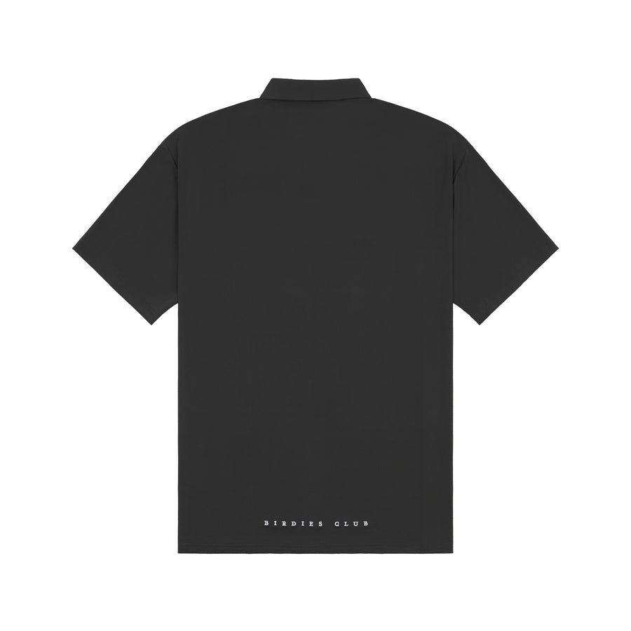 'Birdies Club' Polo - Dark Grey