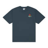Heritage Flower Tee - Navy Fade
