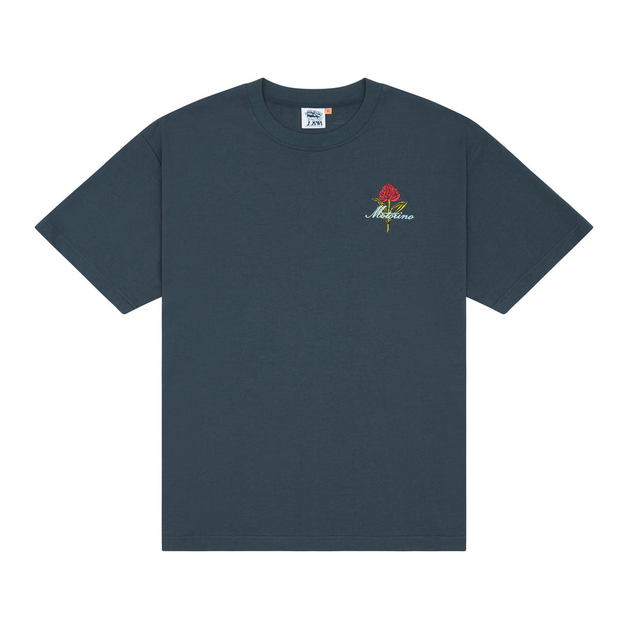 Heritage Flower Tee - Navy Fade