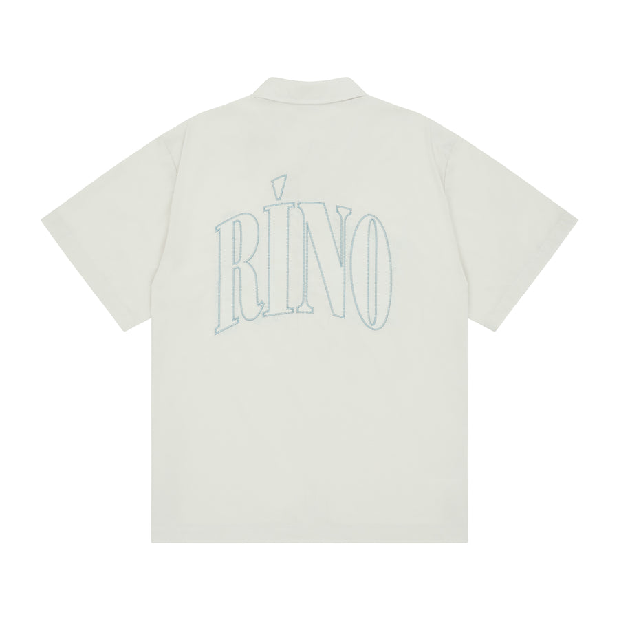 Applique Shirt - Overcast