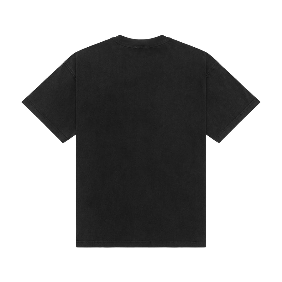 Badge Tee - Washed Black