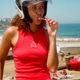 Star Baby Singlet - Red