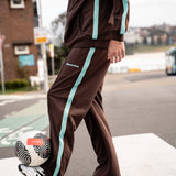 Track Zip - Choc Stripe