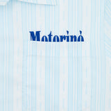 Candy Striped Shirt - Sky Blue