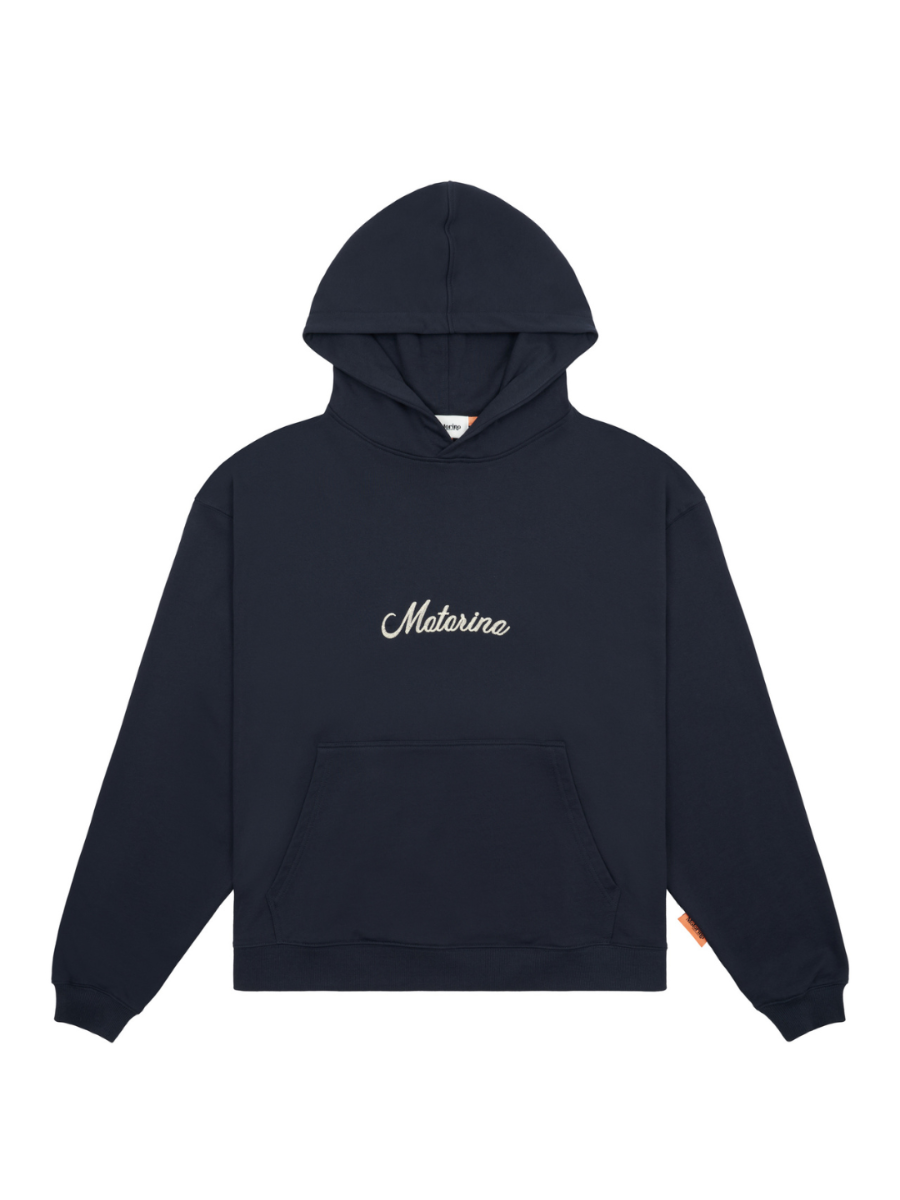 Applique Hood - Navy