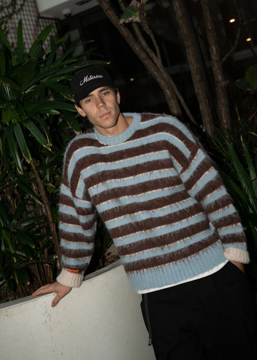 Striped Mohair Knit