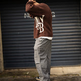 Stitched Knit - Choc Brown